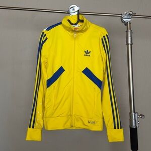 Vintage Adidas Brasil Ordem e Progresso Full Zip Track Jacket